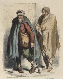Mendicanti, dopo Jacques Callot inciso da Adrien Lavieille